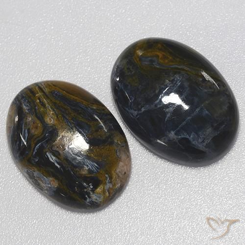 Pietersite Gemstones in 18 x 13 mm (calibrated) Size for Sale, Pietersite Stones in Multicolor Color