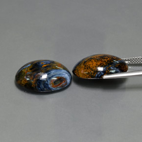 Pietersite Gemstone in 18 x 13 mm (calibrated) Size for Sale, Pietersite Stone in Multicolor Color