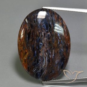 18.58ct Natural Multicolor Pietersite, Oval, Opaque