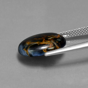 Pietersite Gemstone in 14 x 12 mm (calibrated) Size for Sale, Pietersite Stone in Multicolor Color