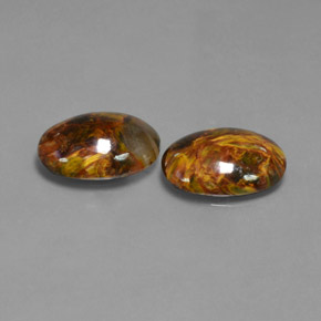 7.88 ct Multicolor Pietersite Stone, Natural Pietersite in Oval Cabochon Shape for Sale