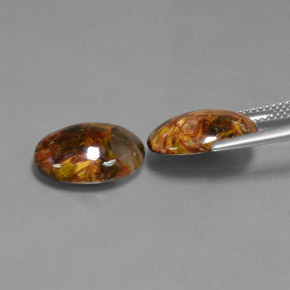 Pietersite Gemstone in 14 x 10 mm (calibrated) Size for Sale, Pietersite Stone in Multicolor Color