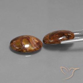 Pietersite Gemstones in 14 x 10 mm (calibrated) Size for Sale, Pietersite Stones in Multicolor Color