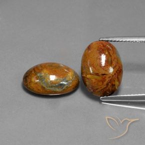 9.11 ct Oval Pietersite, 14 x 10.2 mm From Namibia, Photo A