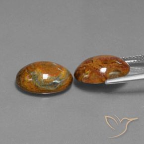 Pietersite Gemstones in 14 x 10 mm (calibrated) Size for Sale, Pietersite Stones in Multicolor Color
