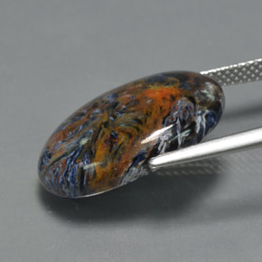 Pietersite Gemstone in 20 x 15 mm (calibrated) Size for Sale, Pietersite Stone in Multicolor Color