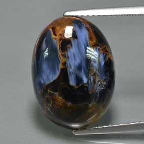 10.35 ct Multicolor Pietersite Gemstone, Pietersite Gem in Oval Cabochon Shape for Sale.