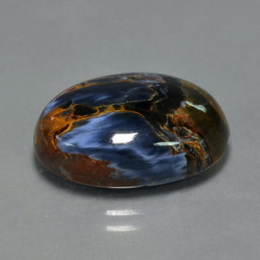 10.35 ct Multicolor Pietersite Stone, Natural Pietersite in Oval Cabochon Shape for Sale