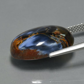 Pietersite Gemstone in 18 x 13 mm (calibrated) Size for Sale, Pietersite Stone in Multicolor Color