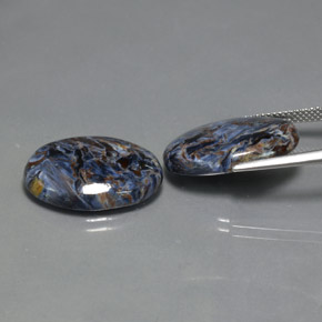 Pietersite Gemstone in 20 x 15 mm (calibrated) Size for Sale, Pietersite Stone in Multicolor Color