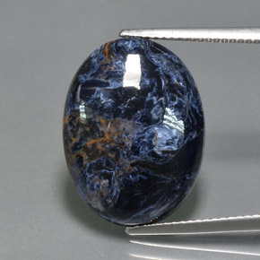 10.42 ct Multicolor Pietersite Gemstone, Pietersite Gem in Oval Cabochon Shape for Sale.