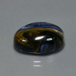 12.27 ct Multicolor Pietersite Stone, Natural Pietersite in Oval Cabochon Shape for Sale