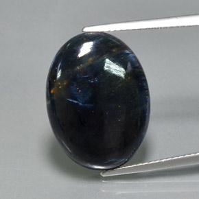 10.70 ct Multicolor Pietersite Gemstone, Pietersite Gem in Oval Cabochon Shape for Sale.