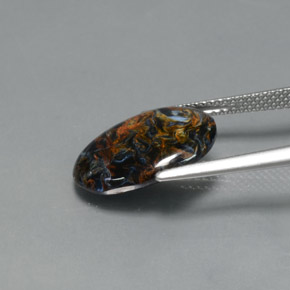 Pietersite Gemstone in 16 x 12 mm (calibrated) Size for Sale, Pietersite Stone in Multicolor Color