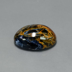 11.81 ct Multicolor Pietersite Stone, Natural Pietersite in Oval Cabochon Shape for Sale