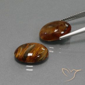 Pietersite Gemstones in 14 x 10 mm (calibrated) Size for Sale, Pietersite Stones in Multicolor Color