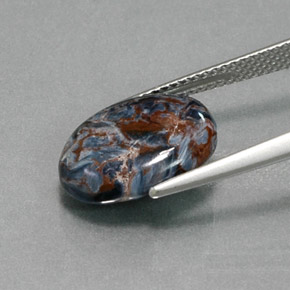 Pietersite Gemstone in 14.1 x 10.6 mm Size for Sale, Pietersite Stone in Multicolor Color