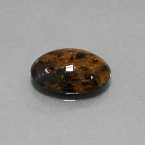 4.18 ct Multicolor Pietersite Stone, Natural Pietersite in Oval Cabochon Shape for Sale