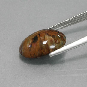Pietersite Gemstone in 14 x 10 mm (calibrated) Size for Sale, Pietersite Stone in Multicolor Color