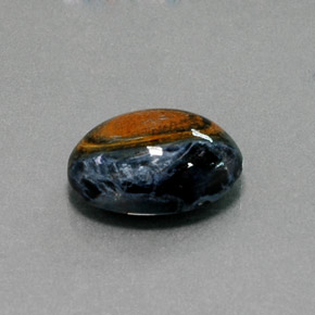 5.18 ct Multicolor Pietersite Stone, Natural Pietersite in Oval Cabochon Shape for Sale