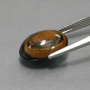 Pietersite Gemstone in 14 x 10 mm (calibrated) Size for Sale, Pietersite Stone in Multicolor Color