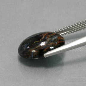 Pietersite Gemstone in 14 x 10 mm (calibrated) Size for Sale, Pietersite Stone in Multicolor Color