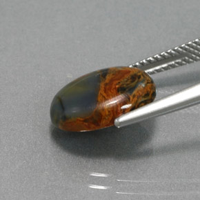 Pietersite Gemstone in 12 x 10 mm (calibrated) Size for Sale, Pietersite Stone in Multicolor Color