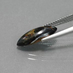 Pietersite Gemstone in 14.9 x 6.4 mm Size for Sale, Pietersite Stone in Multicolor Color