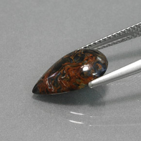 Pietersite Gemstone in 13.1 x 8.4 mm Size for Sale, Pietersite Stone in Multicolor Color