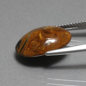 Pietersite Gemstone in 16 x 12 mm (calibrated) Size for Sale, Pietersite Stone in Multicolor Color