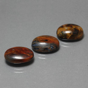 Pietersite Gemstone in 12.6 x 9 mm Size for Sale, Pietersite Stone in Multicolor Color