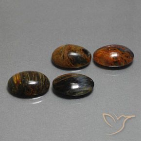 14.51ctw Natural Multicolor Pietersite, Oval, Opaque