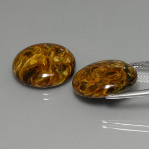 Pietersite Gemstone in 18.1 mm Size for Sale, Pietersite Stone in Multicolor Color