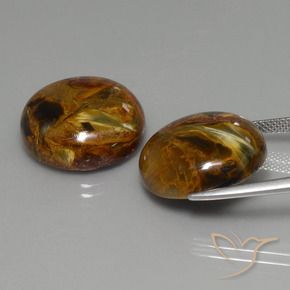 Pietersite Gemstones in 18 mm (calibrated) Size for Sale, Pietersite Stones in Multicolor Color
