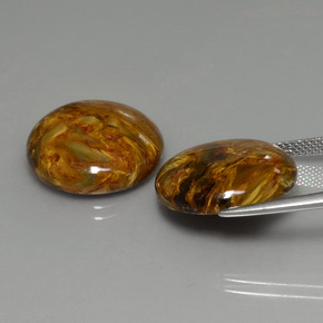 Pietersite Gemstone in 18 mm Size for Sale, Pietersite Stone in Multicolor Color