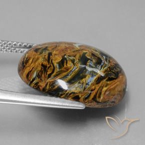 Pietersite Gemstone in 18 mm (calibrated) Size for Sale, Pietersite Stone in Multicolor Color