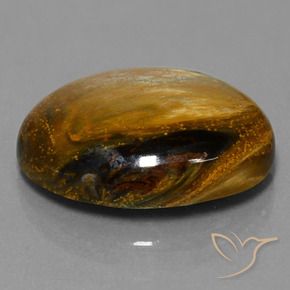 13.27 ct Multicolor Pietersite Stone, Natural Pietersite in Oval Cabochon Shape for Sale