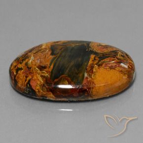 31.05 ct Multicolor Pietersite Stone, Natural Pietersite in Oval Cabochon Shape for Sale