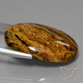 Pietersite Gemstone in 30 x 22 mm (calibrated) Size for Sale, Pietersite Stone in Multicolor Color