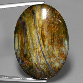 22.2ct Oval Cabochon Multicolor Pietersite for sale thumb image of 22.2ct Oval Cabochon Multicolor Pietersite (ID: 447713)