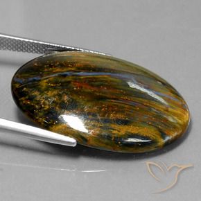 Pietersite Gemstone in 30 x 22 mm (calibrated) Size for Sale, Pietersite Stone in Multicolor Color