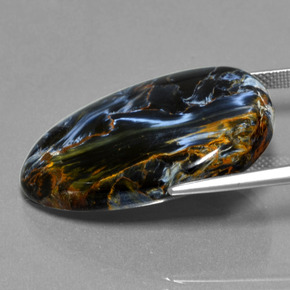 Pietersite Gemstone in 30.8 x 20.9 mm Size for Sale, Pietersite Stone in Multicolor Color