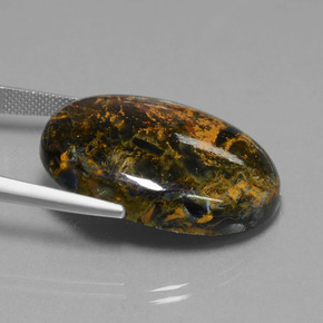 Pietersite Gemstone in 30.3 x 22.3 mm Size for Sale, Pietersite Stone in Multicolor Color
