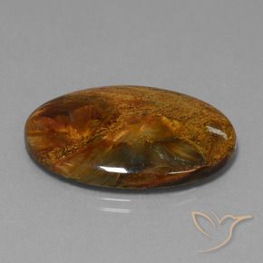 23.40 ct Multicolor Pietersite Stone, Natural Pietersite in Oval Cabochon Shape for Sale