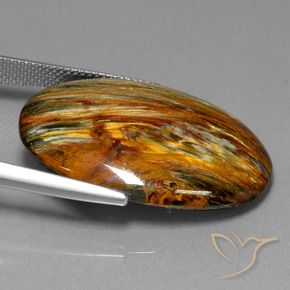 Pietersite Gemstone in 30 x 22 mm (calibrated) Size for Sale, Pietersite Stone in Multicolor Color