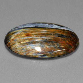 27.95 ct Multicolor Pietersite Stone, Natural Pietersite in Oval Cabochon Shape for Sale