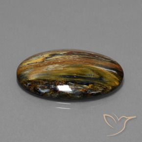 23.70 ct Multicolor Pietersite Stone, Natural Pietersite in Oval Cabochon Shape for Sale