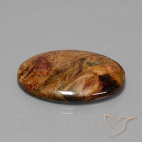 22.93 ct Multicolor Pietersite Stone, Natural Pietersite in Oval Cabochon Shape for Sale
