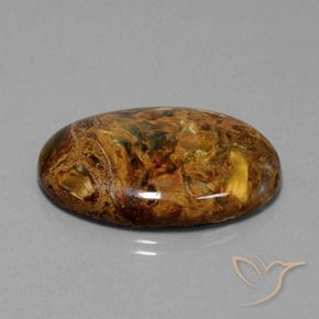 28.44 ct Multicolor Pietersite Stone, Natural Pietersite in Oval Cabochon Shape for Sale