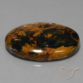 29.98 ct Multicolor Pietersite Stone, Natural Pietersite in Oval Cabochon Shape for Sale